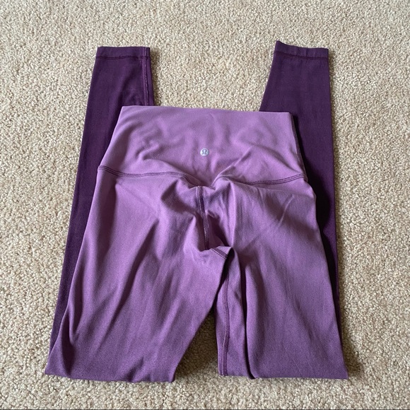 Lululemon Align Pant 28” Size 4 Spray Ombré Jubilee Multi - Picture 3 of 11
